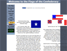 Tablet Screenshot of confederate-flags.org
